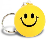 Key Chains: Smiley Face Stress Ball Keychains